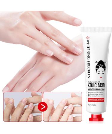 Kojic Acid Hand Cream Kojic Acid Cream Kojic Acid Cream for Hands Moisturizing Nourishing Hydrating Hand Creams Improve Dry Smoothing Skin Beauty Hands Winter Skin Care (2) - Buy Online on GoSupps.com