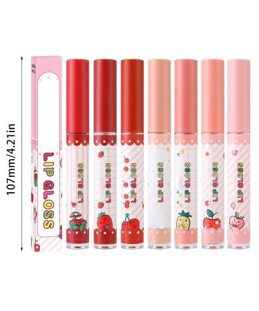 Plump Lips with hhseyewell Lip Plump Gloss - Fruit Lip Glaze in Red White for Long Lasting Velvet Finish - Buy Online on GoSupps.com