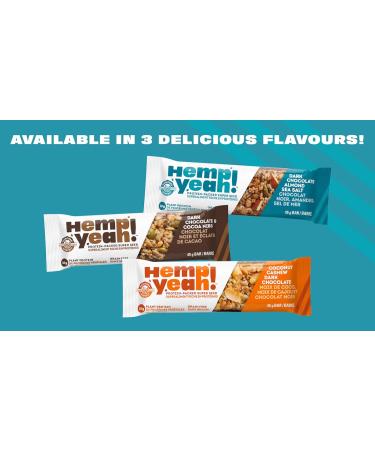 Manitoba Harvest Hemp Bar Dark Chocolate Cocoa Nibs 12x45g - Buy Online on GoSupps.com