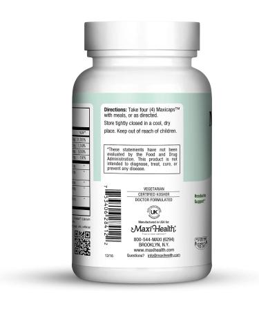 Migraine Max by Maxi-Health | Powerful Natural Relief Capsules - 120 ct | Kosher Certified - Buy Online on GoSupps.com
