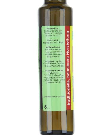  Seitenbacher Seitenbacher Organic Rapeseed Oil - Pack of 2 (2 x 250 ml) - Buy Online on GoSupps.com