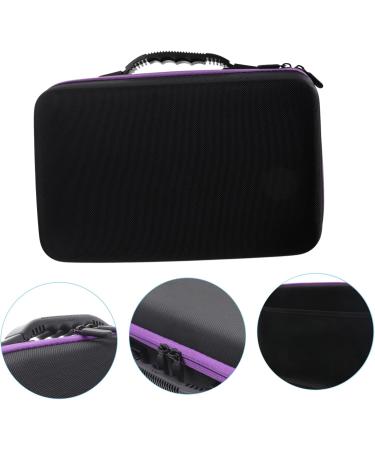 Magiclulu 2-Pack Essential Oil Travel Organizer Bag - Violet Lilac Storage Holder for Easy Travel and Arrangement - Buy Online on GoSupps.com