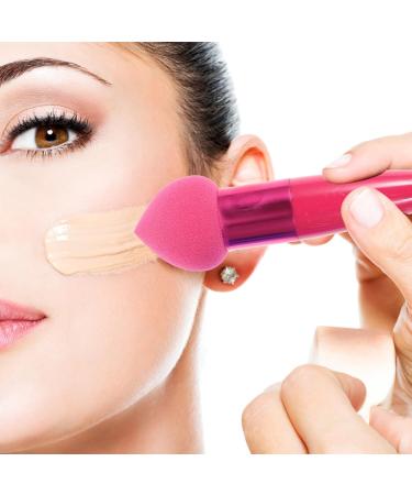 POPETPOP 3pc Mushroom Facial Foundation Sponges Makeup Sponge with Handle on Stick Makeup Professional Makeup Travel Makeup Cosmetic Lip Brush Mushroom Head - Buy Online on GoSupps.com