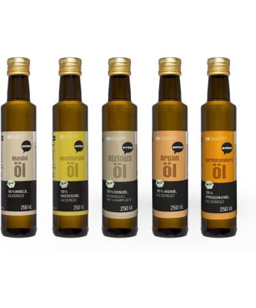  Wohltuer Apricot Kernel Oil Organic Cold Pressed 250ml - Intensive Skin Care - 100% Natural Cosmetics - Vitamin E for Skin - Buy Online on GoSupps.com