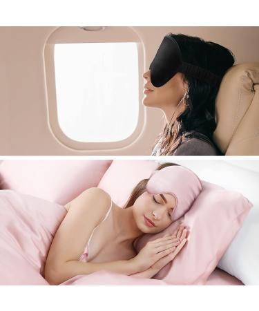 FRESHME Pure Mulberry Silk Sleep Mask Eye Cover - 100% Blackout Blindfold for Women and Men - Soft and Comfortable Eye Shade for Travel - Adjustable Band Included - Buy Online on GoSupps.com