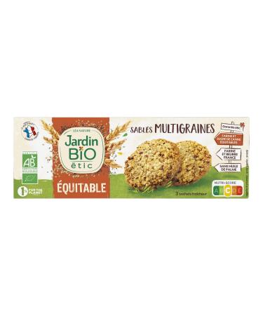 Jardin BIO tic - Multigrain shortbread - organic - Sweet - AB certified - 150g bag