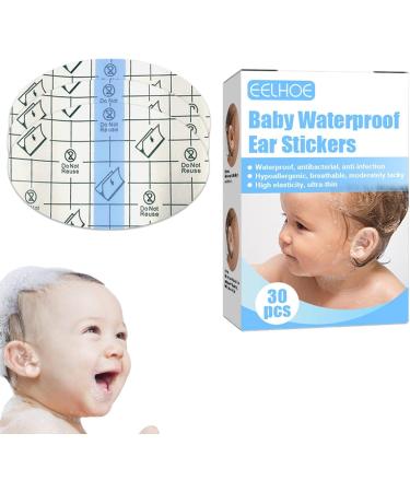 Baby Bath Ear - Transparent Baby Waterproof Ear Stickers - -time Ear Covers for Bathing Transparent High Heel Invisible Foot Care Sticker - Buy Online on GoSupps.com