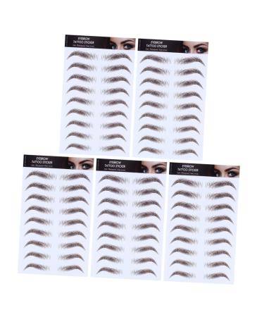 Beavorty 10 Pcs Eyebrow Stickers Imitation Eyebrow Sticker False Eyebrows Cosmetics Miss Blush Makeup
