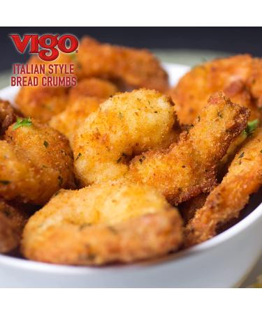 Vigo Italian Style Seasoned Bread Crumbs with Imported Roman Cheese - 5 Pound Pack - Buy Online on GoSupps.com
