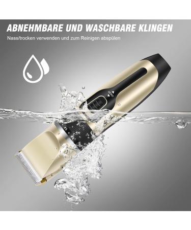 Professional Wireless Hair Clipper & Body Trimmer | All-in-One Precision Grooming for Men Kids & Pets - 90 Min Runtime & Sharp Ultrasound Blade - Buy Online on GoSupps.com