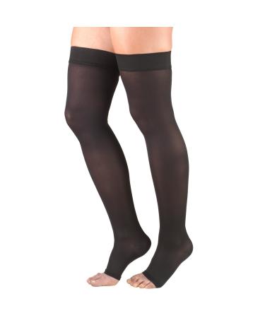 Truform Doc Ortho Ultra Soft Loose Fit Diabetic Silver Crew Socks 8 Pairs Black Large