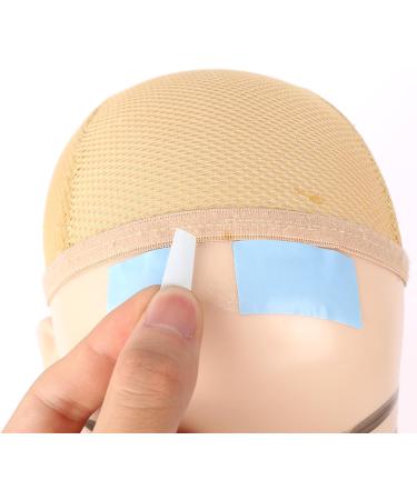 LANCAINI 36pcs Blue Double Sided Waterproof Lace Wigs Adhesive Tape Strips for Lace Front Wig Toupee - Buy Online on GoSupps.com