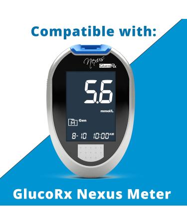 GlucoRx Nexus Test Strips - Accurate Blood Glucose Monitoring - Buy Online on GoSupps.com