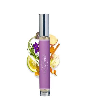 PINROSE Perfumes Lil' Dipper - Eau de Parfum Fragrance Travel Spray for Women - Vegan Cruelty-free and Hypoallergenic Scent w/Essential Oils - Notes of Lemon Sandalwood Violet Lavendar and Musk
