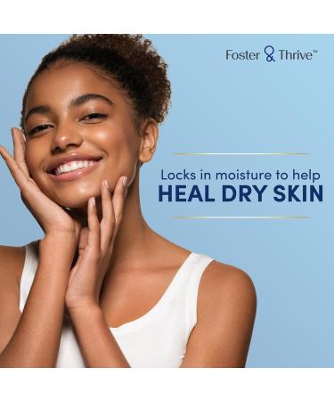 Foster & Thrive Petroleum Jelly Travel Size - Healing Skin Protectant for Dry Skin Relief Minor Cuts | Hypoallergenic & Dermatologist Recommended - Buy Online on GoSupps.com