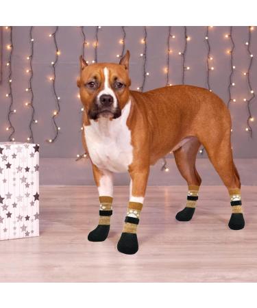 Kooltail Non-Slip Dog Socks | Waterproof Outdoor Dog Shoes for Pfot Protection | Traction Control for Hardwood Floors | Large Khaki - Buy Online on GoSupps.com