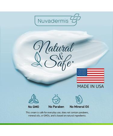 NUVADERMIS Collagen & Retinol Face Moisturizer 1.7 oz - Made in USA - Anti Aging Day & Night Cream for Women & Men - Buy Online on GoSupps.com