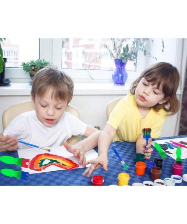 53Pcs Kids Paint Sponges & Brushes Set | Washable Sponge Painting Kit with 26 Alphabets | Early Learning Paint Tools - Buy Online on GoSupps.com