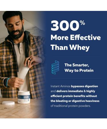 Instant Aminos - EAA+BCAA - 10 Essential Amino Acids Supplement - Rapid Absorption Zero Digestion - Supports Lean Muscle Recovery & Aging - 321% DIAAS Protein Score - Wild Berry (30 Servings) Wild Berry 5 Ounce (Pack of 1) - Buy Online on GoSupps.com