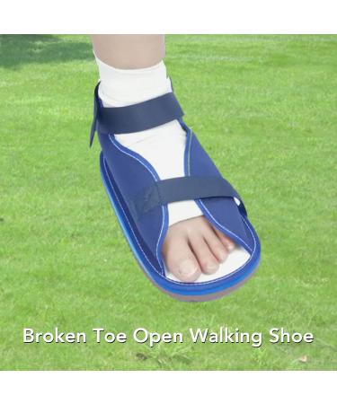ZJchao Adjustable Walking Cast Boot - Open Toe Foot Support Shoe for Post-Surgery Care (M) - Ideal for Seniors - Buy Online on GoSupps.com