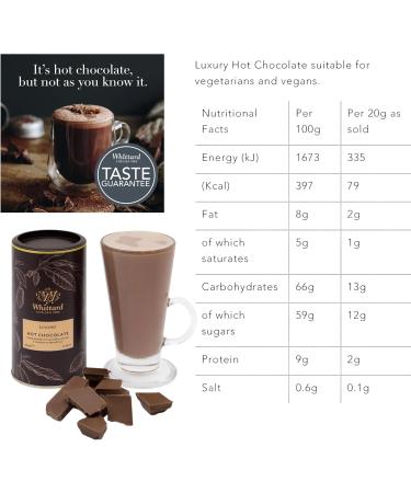 Whittard of Chelsea Luxury Hot Chocolate 3 x 350g - Rich and Decadent Cocoa Mix - Buy Online on GoSupps.com