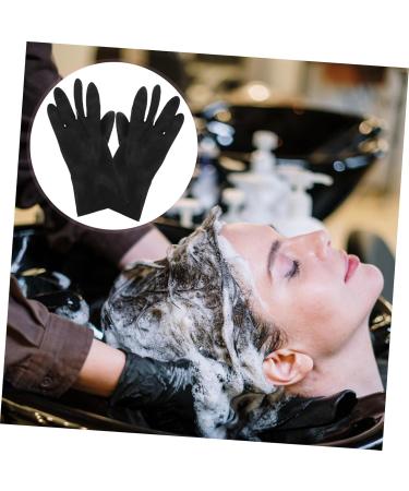 Angoily 9 Pairs Hair Black Shampoo Reusable Shampoo Men Shampoo for Men Black Reusable for Hair Coloring Black Disposable Men Shampoo Rubber Non-Slip Man Tool - Buy Online on GoSupps.com