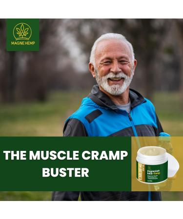 Magnesium Cream for Pain Relief with 1 500 000mg Hemp Oil - Soothing All-Natural Joint & Muscle Cream - Fast-Acting Comfort & Wellness - Made in USA - Buy Online on GoSupps.com