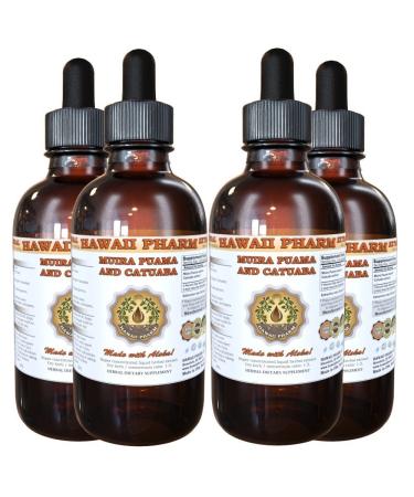 Muira Puama and Catuaba Liquid Extract Supplement Tincture Supplement 4x4 oz