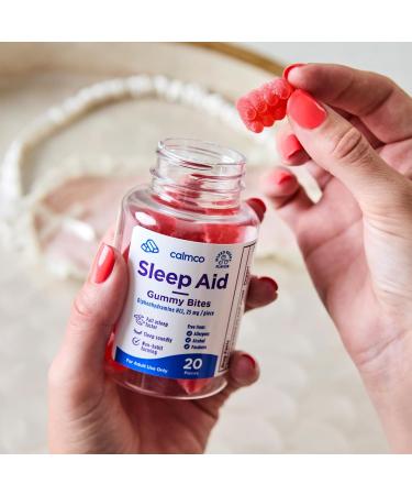 Adult Sleep Aid Gummy Bites | 25 mg Diphenhydramine HCl | Non-Habit Forming | 20 Count for Better Sleep - Buy Online on GoSupps.com