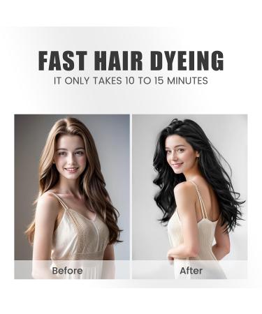 SOVONCARE Black Temporary Hair Color Wax - 4.23 oz Hair Dye Cream for Men & Women | Ideal for Party Cosplay Halloween & Dates - Buy Online on GoSupps.com