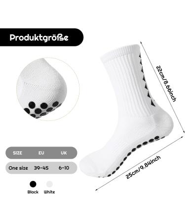 Yamitora 2 Couples Football Socks - Anti-Slip Grip Socks for Football Basketball Tennis Yoga & Running - International Shipping - Buy Online on GoSupps.com