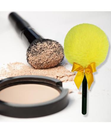 GYORI Reusable Long Hair Powder Puff with Lollipop Handle - Easy Makeup Application in Pink | International Shipping Available - Buy Online on GoSupps.com
