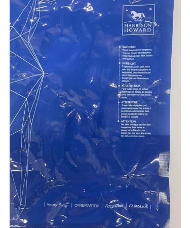 Harrison Howard Super Comfort Stretchy Fly Mask | Large Eye Space & UV Protection | Breathable Chic Blue - Medium Blue - Buy Online on GoSupps.com