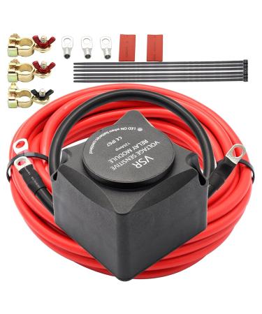 12V 140A Automatic Dual Battery Isolation Kit - Voltage Sensitive Relay & Wiring Kit for Trucks SUVs ATVs | Ultimate Performance - Buy Online on GoSupps.com