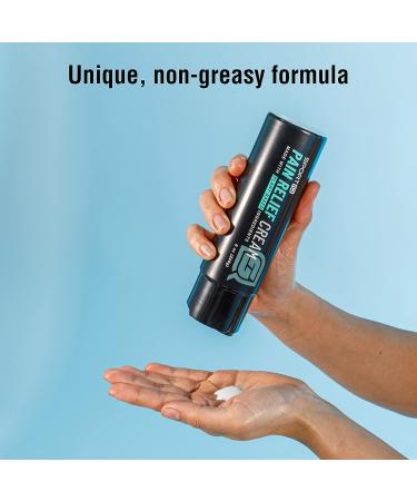 Pain Relief Gel & Muscle Relaxer Cream for Knee, Back, and Muscle Soreness | Sport IQ (8 oz + Travel Size) - Buy Online on GoSupps.com