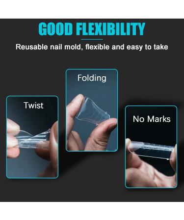 VNJAOI 120 Polical Breation Gel - Dual Nail Shapes for Perfect Nail Extensions | Coffin Nail Builder for DIY & Salon Gel Manicure - Buy Online on GoSupps.com