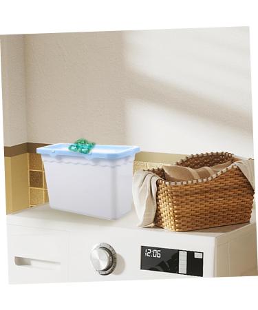 Zerodeko 18 pcs with Laundry Canister Booster Dry Dryer Lids Softener Deodorizer Clothes Case Detergent White Washing Powder Pins Sea Room Plastic Lid Scent Ing Container Salt - Buy Online on GoSupps.com