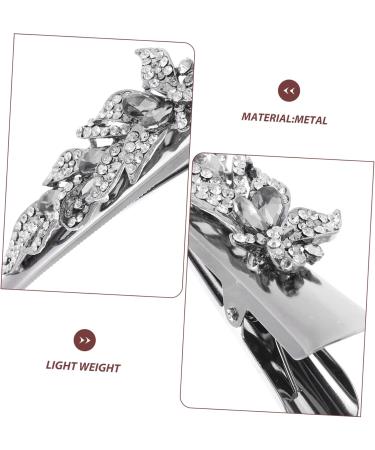 girls hair accessories hair clips unique clips for hair creative hairpins hairpin for women large barrette hair accessories for women large hair clip Cymbidium crystal Miss vintage - Buy Online on GoSupps.com