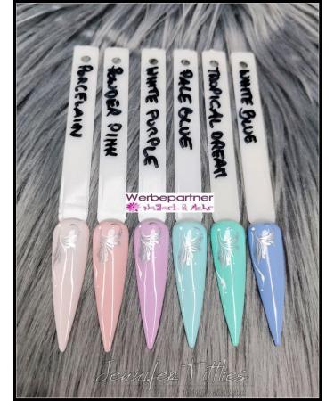 N+M TRENDLINE Classic White & Purple Color Gel 5ml - LED/UV Highly Opaque Scratch-Resistant | International Shipping - Buy Online on GoSupps.com