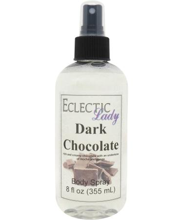 Dark Chocolate Body Spray 8 ounces Body Mist for Women with Clean Light & Gentle Fragrance Long Lasting Perfume with Comforting Scent for Men & Women Cologne with Soft Subtle Aroma For Daily Use 8 Fluid Ounces
