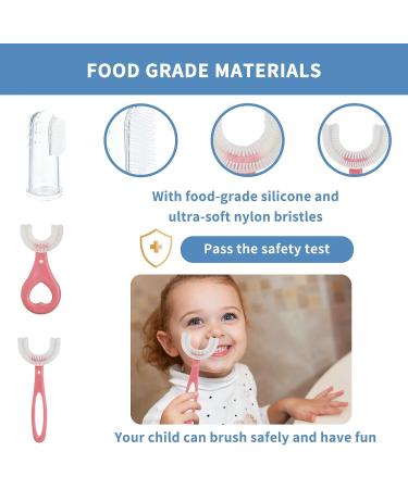 YAFIYGI 6-in-1 Infant to Toddler Toothbrush Set - Oral Care for Babies 0-2 Years | Soft Bristles for 6+ Months, 12+ Months, 24+ Months | Includes Finger Brushing - Buy Online on GoSupps.com