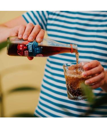 Karma Drinks Karma Cola (24 x 300ml Bottles) Natural Ingredients Fairtrade Gluten Free Vegan Friendly Delicious Soft Drink Carbonated Fizzy Drink Organic No GMO Karma Cola 24 x 300ml Bottles - Buy Online on GoSupps.com