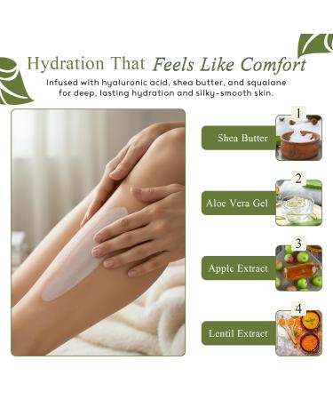 M.D. Blend Crepe-Ease Dermatologist-Developed Body Moisturizer - Fragrance-Free Hydrating Cream for Sensitive Skin - Hyaluronic Acid & Shea Butter for Neck Arms & Legs 4 oz - Buy Online on GoSupps.com