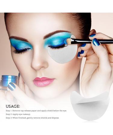 Lot de 100 tampons jetables pour fard paupi res fard paupi res protection pour les yeux les l vres outil d'application de maquillage patchs de maquillage pour eyeliner - Buy Online on GoSupps.com