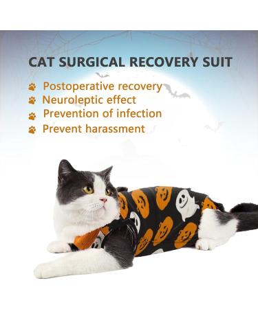 Shop Hipet Cat Surgical Recovery Suit - Black Onesie for Belly Wounds & Skin Diseases | Anti-Licking Pet Vest Shirt (Size S) - International Shipping Available - Buy Online on GoSupps.com