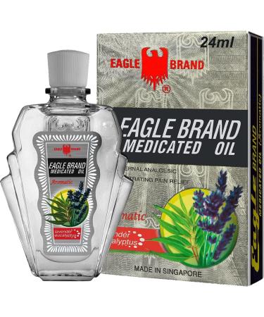Eagle 12 Packs - 24ml Brand Medicated Oil External Analgesic (Aromatic-Lavender Eucalyptus) D u gi 24ml ( ) ( ) - Buy Online on GoSupps.com