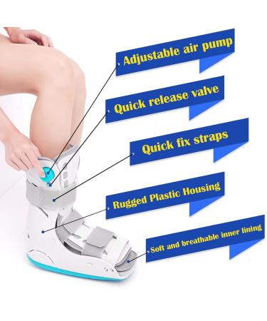 Medical Inflatable Hiking Shoe | Orthopedic Foot & Fracture Recovery | Ultra-Light for Ankle & Foot Injuries - Buy Online on GoSupps.com