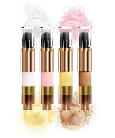  Uqezagpa Easy to Use Pressed Glitter Powder Highlighter for Face Eye Lip Hair Body Glitter Pressed Makeup for Daily Party - Buy Online on GoSupps.com