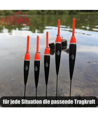Paradox Fishing Floats Set | 5 Pieces (1.5g-5g) | Glow Stick Fishing Floats for Enhanced Night Fishing - Buy Online on GoSupps.com