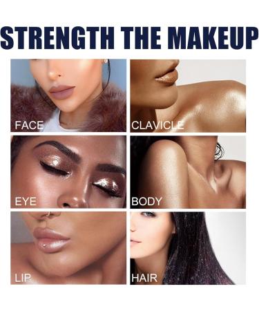  Duqulle Glitter Powder Makeup - Girls Glitter Powder Sweat Spray for Face and Body Daily Body Makeup Face Neck Cosmetics Duqulle - Buy Online on GoSupps.com